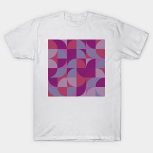 Modern Geometric (Plum) T-Shirt